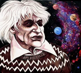 Gyorgy Ligeti - caricature du compositeur hongrois